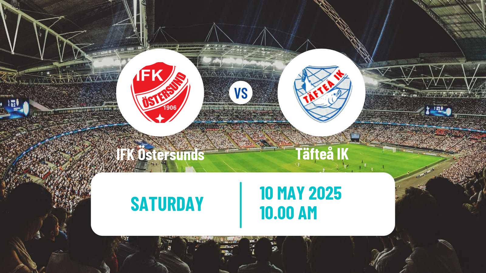 Soccer Swedish Division 2 - Norrland IFK Östersunds - Täfteå