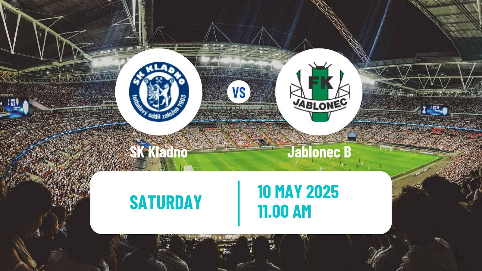 Soccer Czech CFL Group B Kladno - Jablonec B