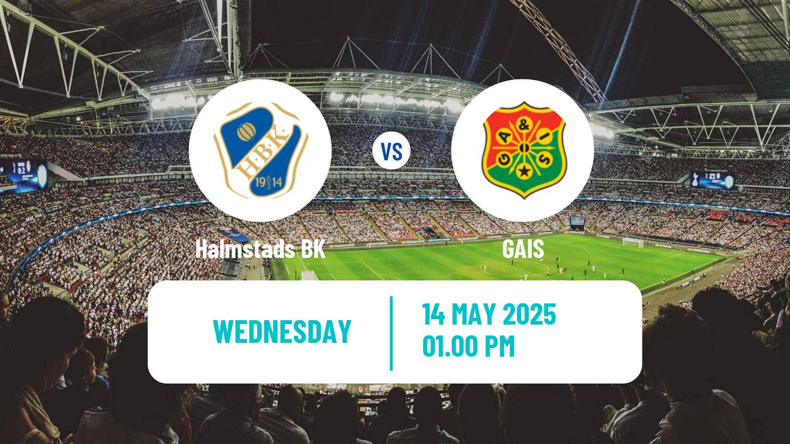 Soccer Swedish Allsvenskan Halmstad - GAIS