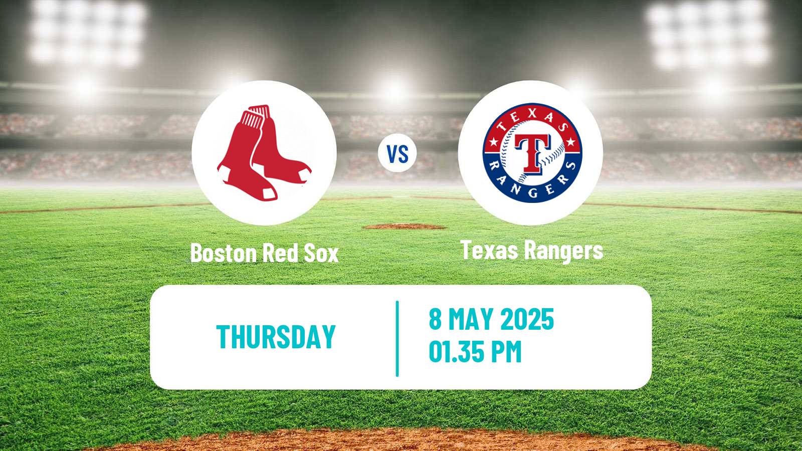 Baseball MLB Boston Red Sox - Texas Rangers