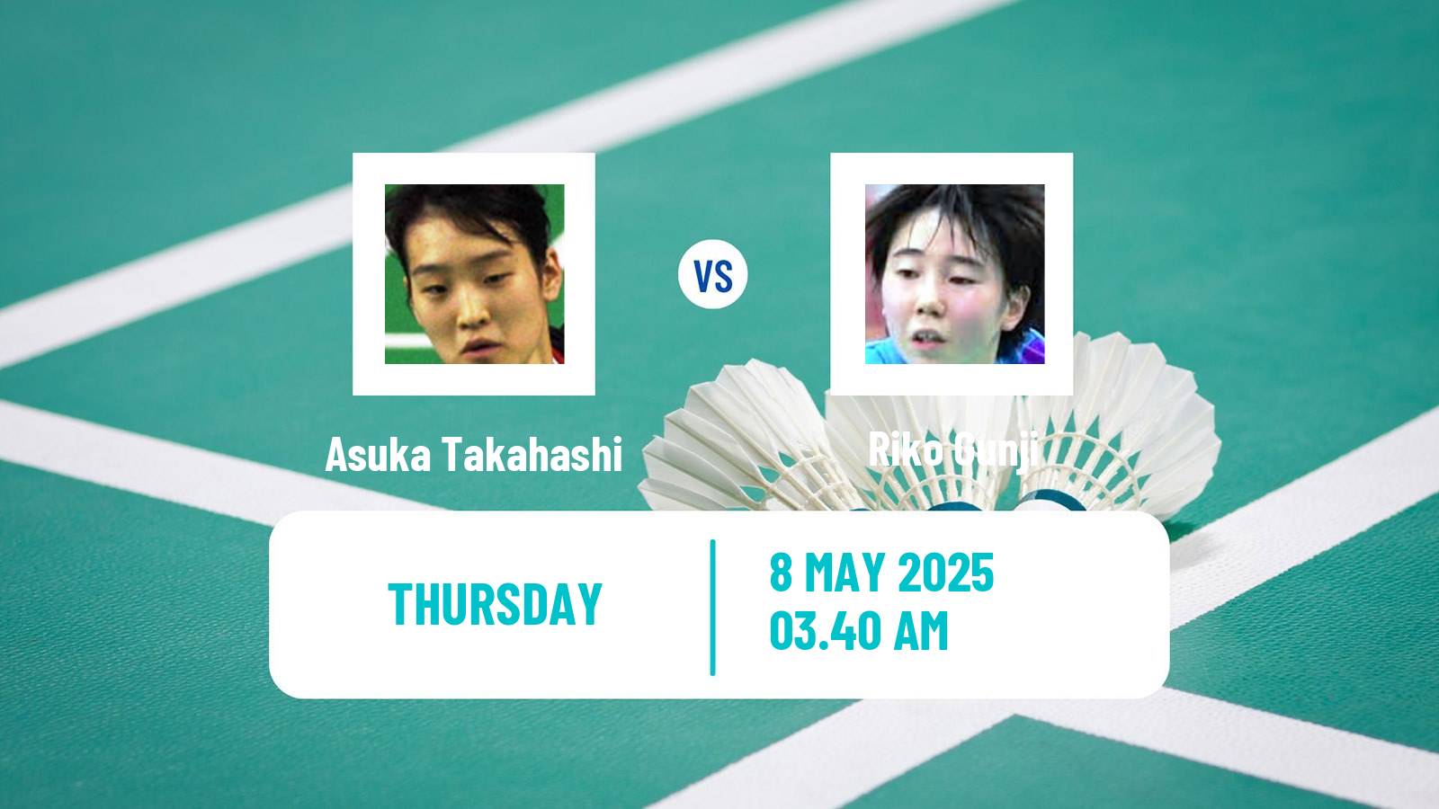 Badminton BWF World Tour Taipei Open Women Asuka Takahashi - Riko Gunji