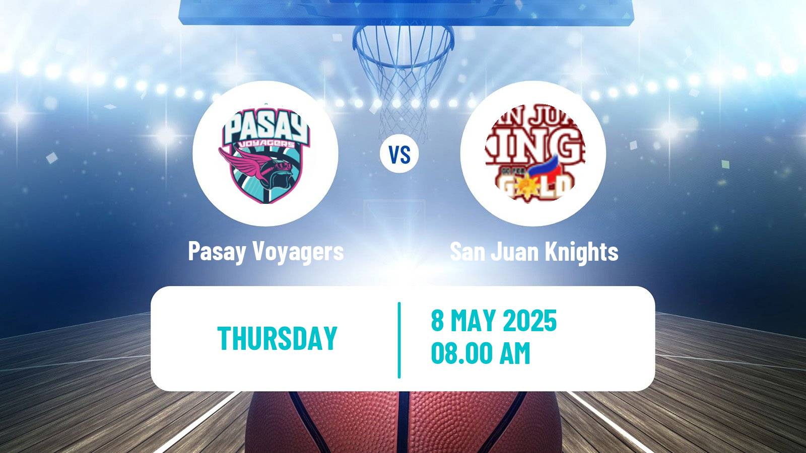 Basketball Philippines MBPL  Pasay Voyagers - San Juan Knights