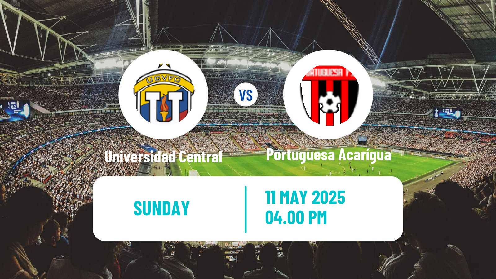 Soccer Venezuelan Primera Division Universidad Central - Portuguesa Acarígua