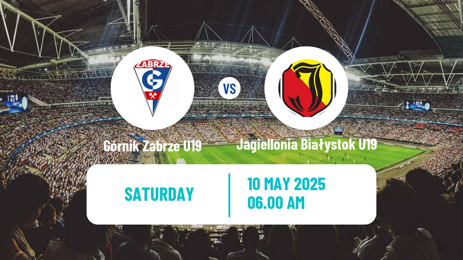 Soccer Polish Central Youth League Górnik Zabrze U19 - Jagiellonia Białystok U19