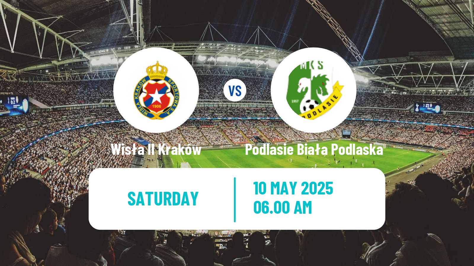 Soccer Polish Division 3 - Group IV Wisła II Kraków - Podlasie Biała Podlaska