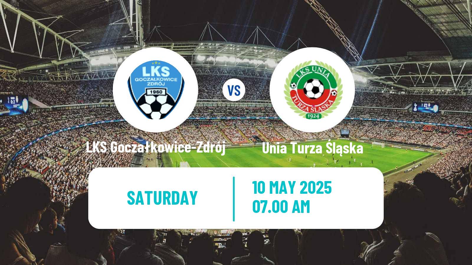 Soccer Polish Division 3 - Group III LKS Goczałkowice-Zdrój - Unia Turza Śląska