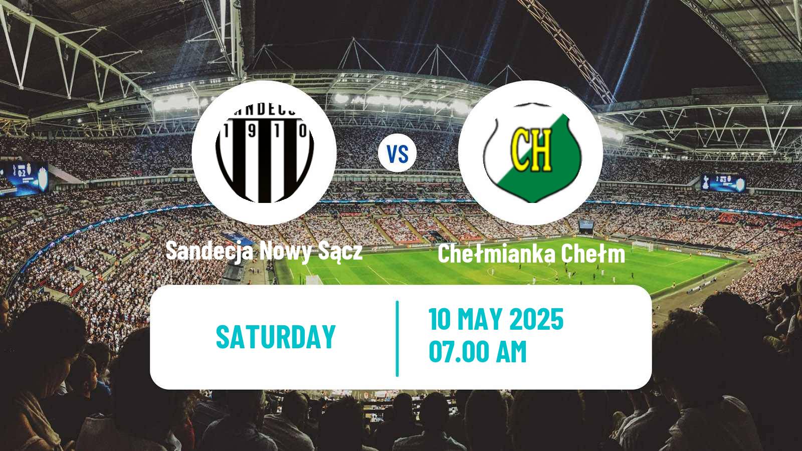 Soccer Polish Division 3 - Group IV Sandecja Nowy Sącz - Chełmianka Chełm