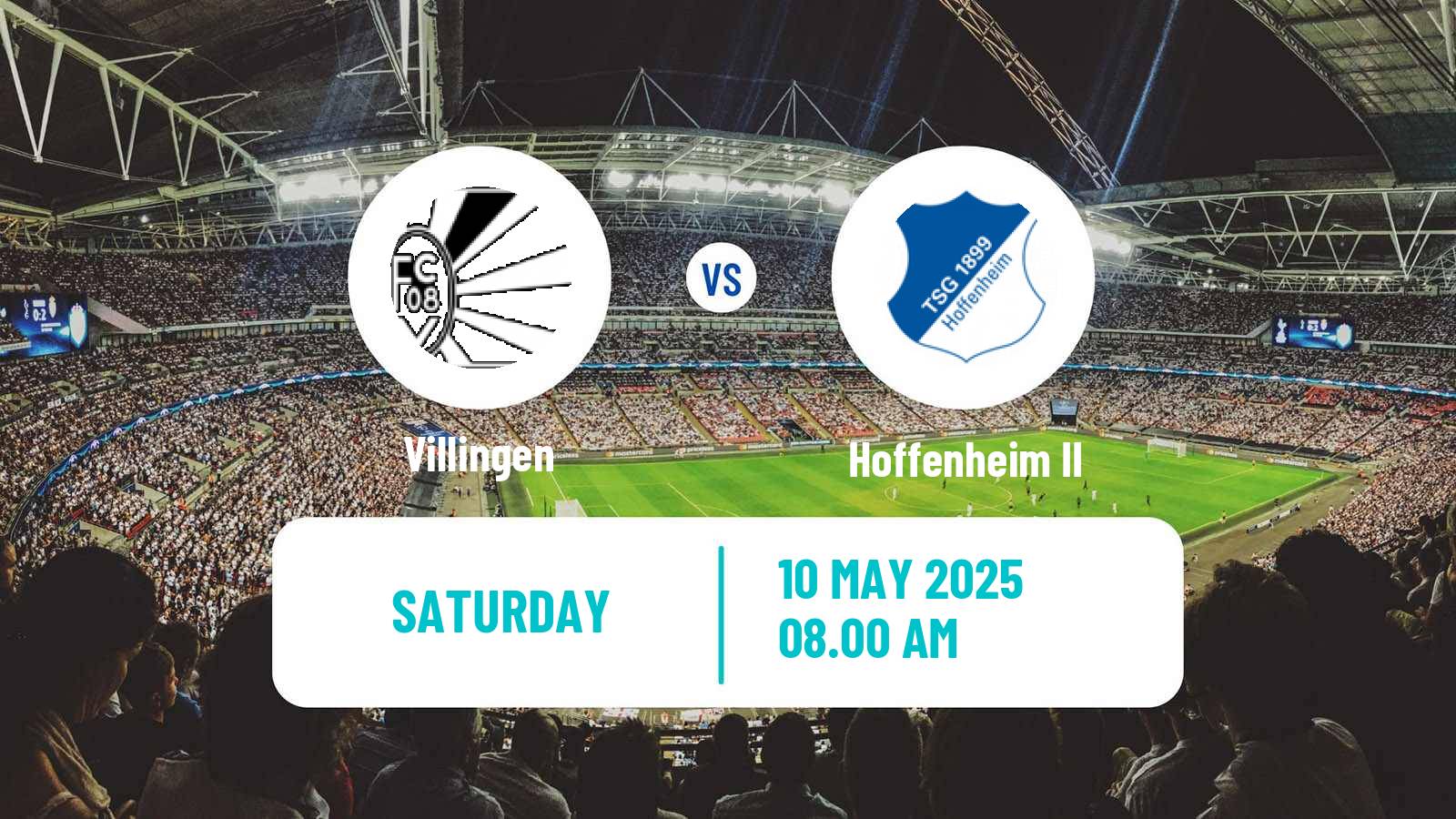 Soccer German Regionalliga Sudwest Villingen - Hoffenheim II