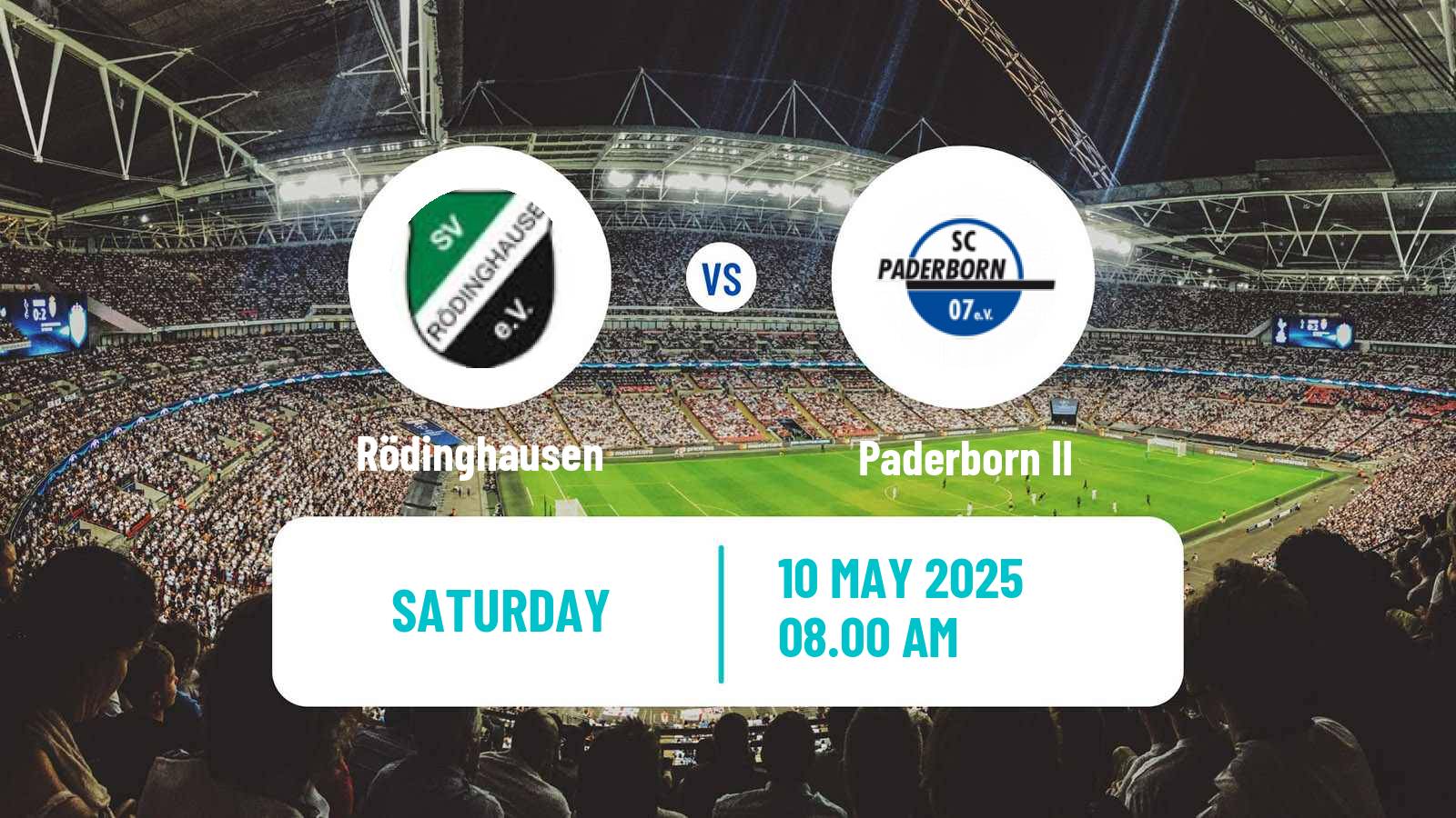 Soccer German Regionalliga West Rödinghausen - Paderborn II