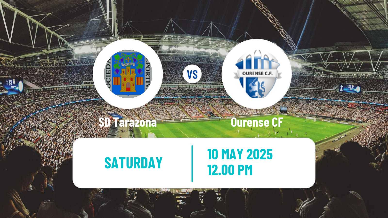 Soccer Spanish Primera RFEF Group 1 Tarazona - Ourense CF