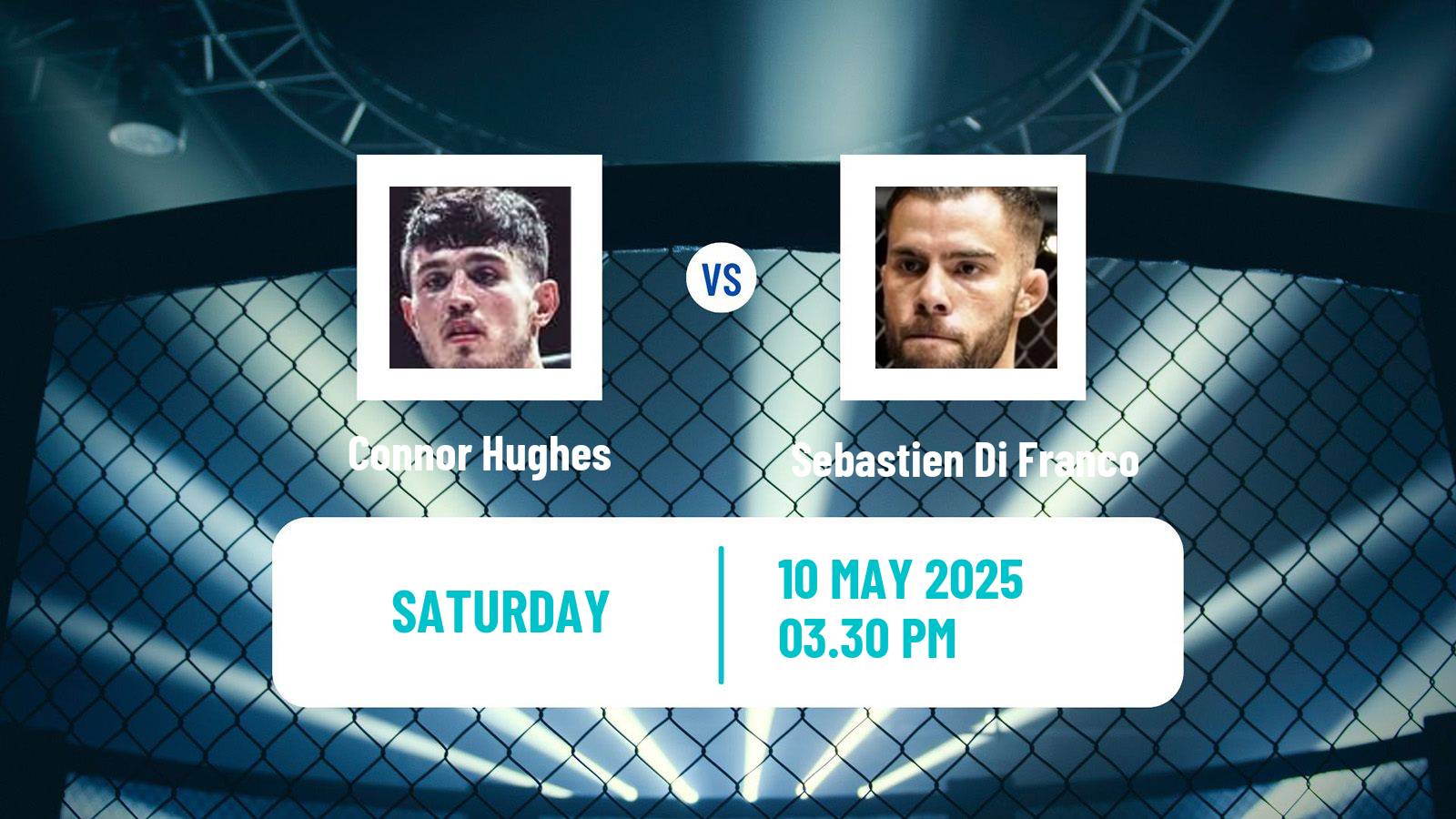 MMA Lightweight Pfl Europe Tournament Men Connor Hughes - Sebastien Di Franco
