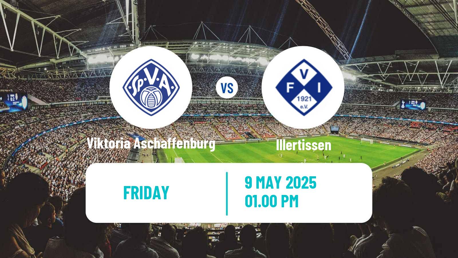 Soccer German Regionalliga Bayern Viktoria Aschaffenburg - Illertissen