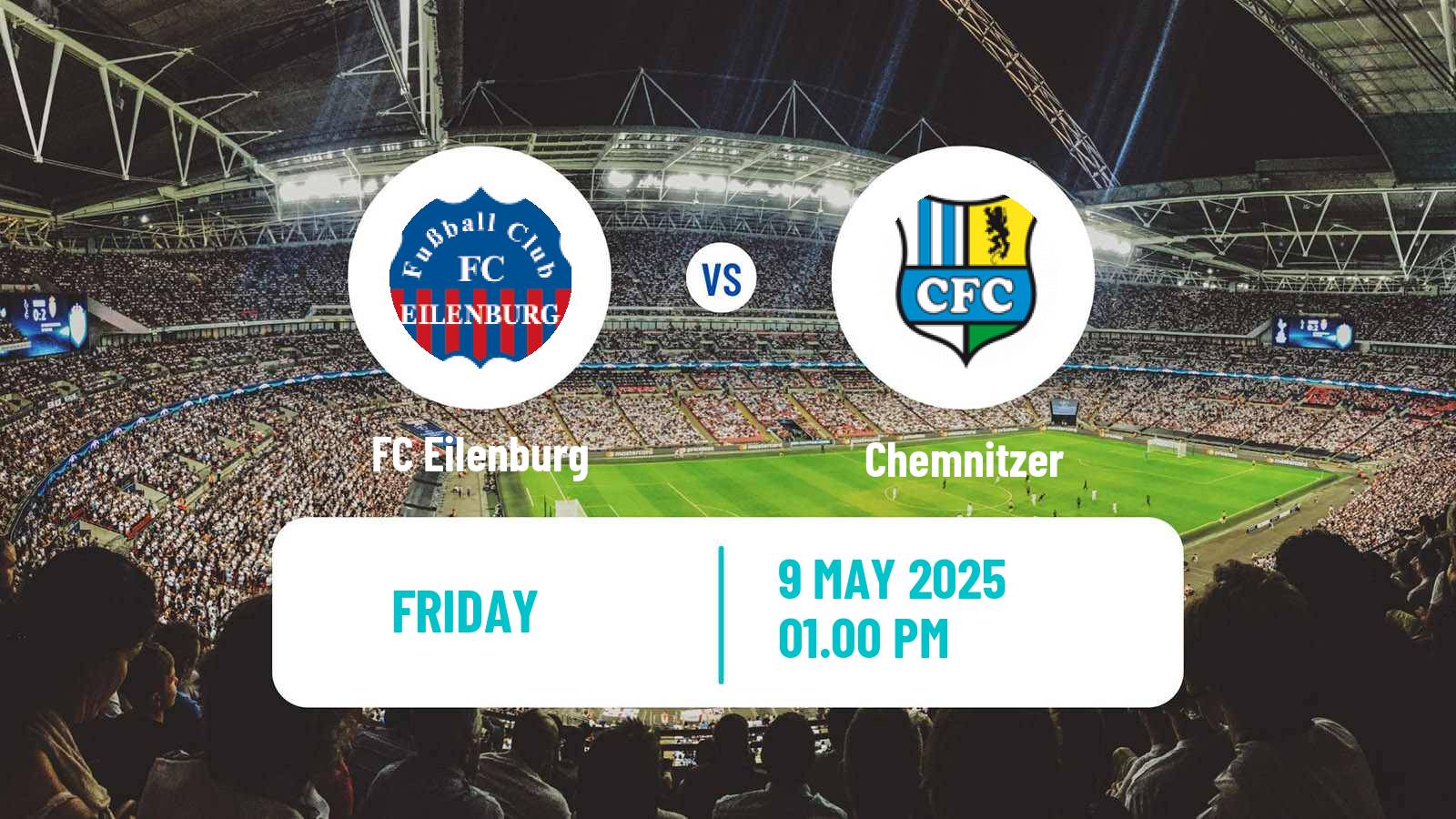 Soccer German Regionalliga Nordost Eilenburg - Chemnitzer