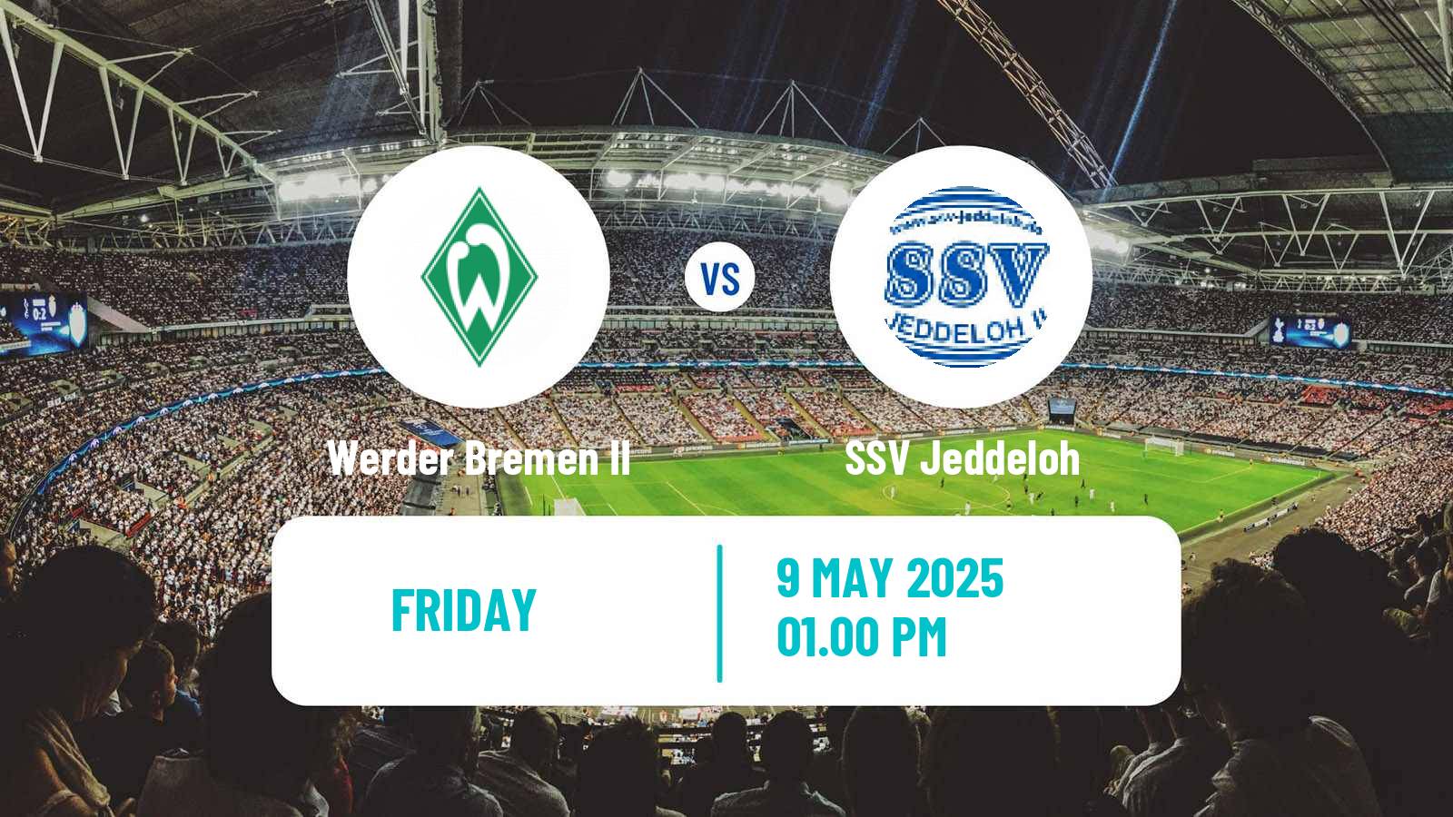 Soccer German Regionalliga North Werder Bremen II - Jeddeloh