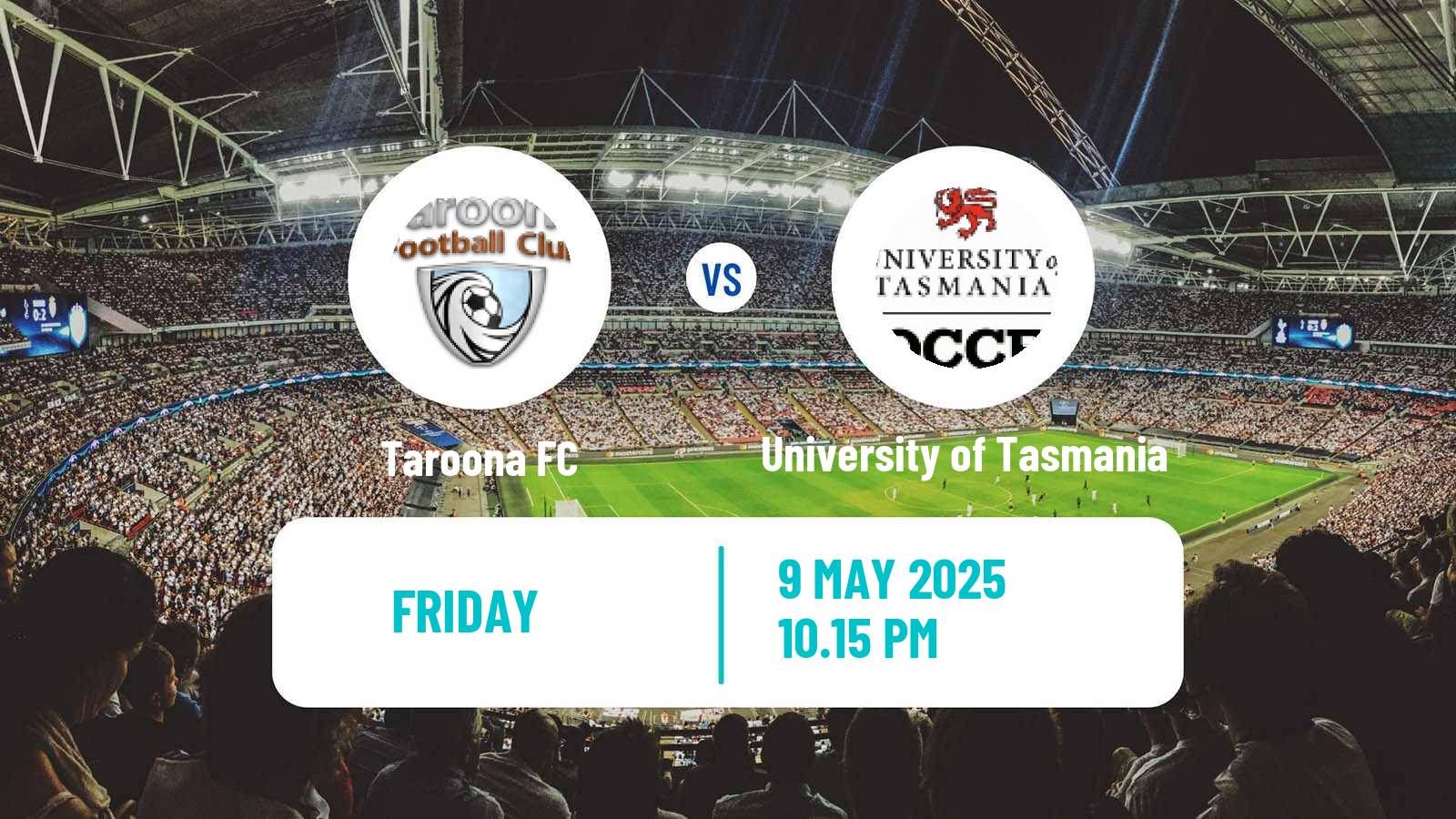 Soccer Australian Tasmania Southern Championship Taroona - University of Tasmania