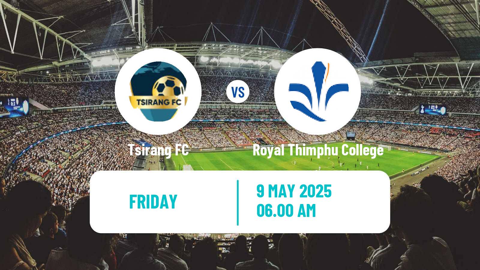 Soccer Bhutan Premier League Tsirang - Royal Thimphu College