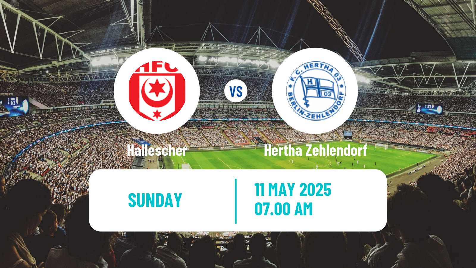 Soccer German Regionalliga Nordost Hallescher - Hertha Zehlendorf