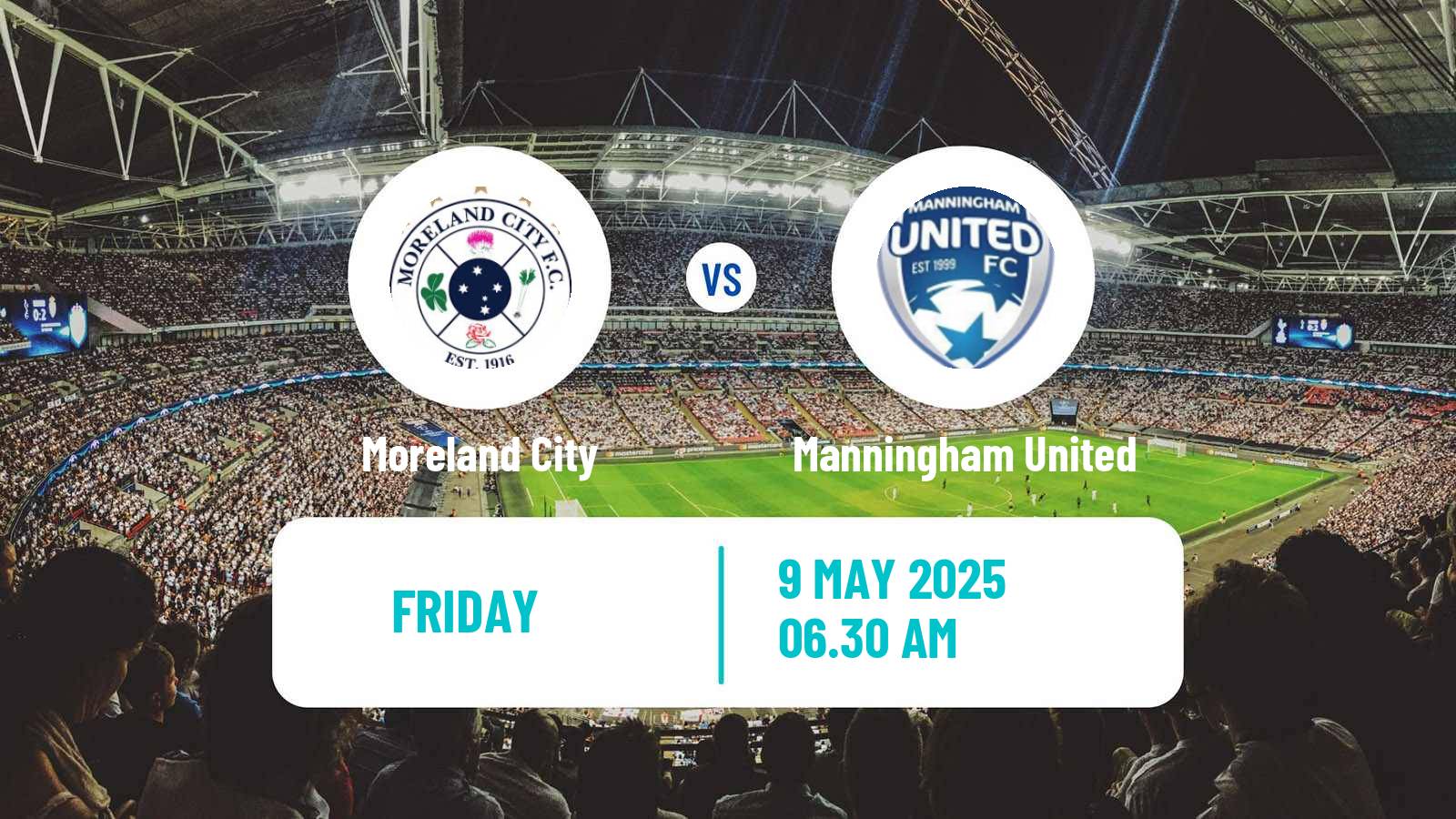 Soccer Australian Victoria Premier League Moreland City - Manningham United
