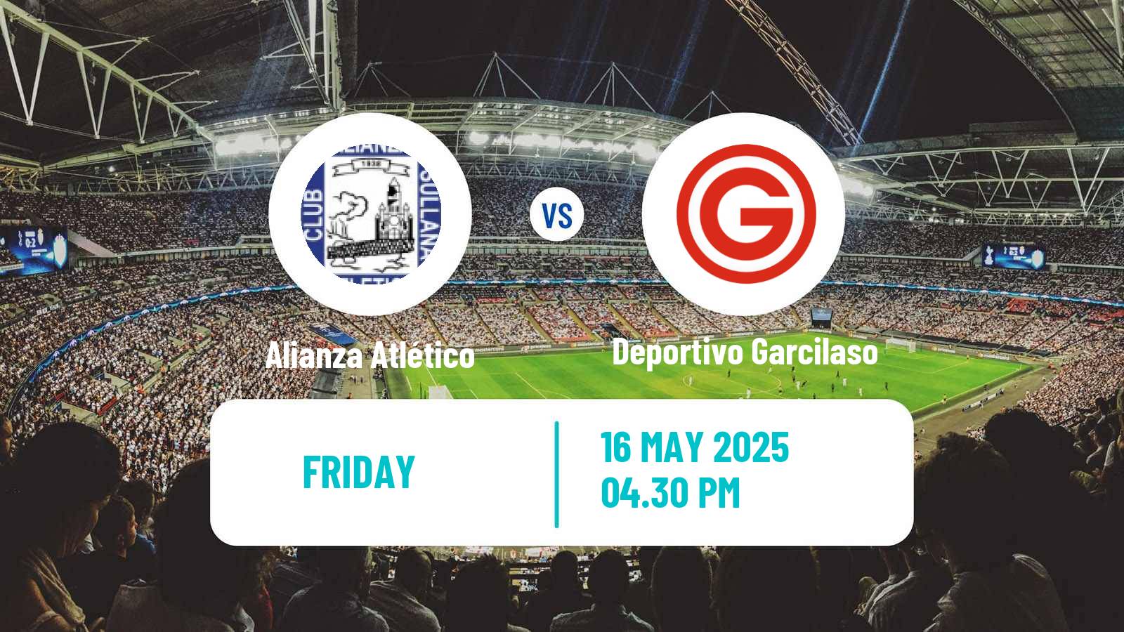 Soccer Peruvian Liga 1 Alianza Atlético - Deportivo Garcilaso