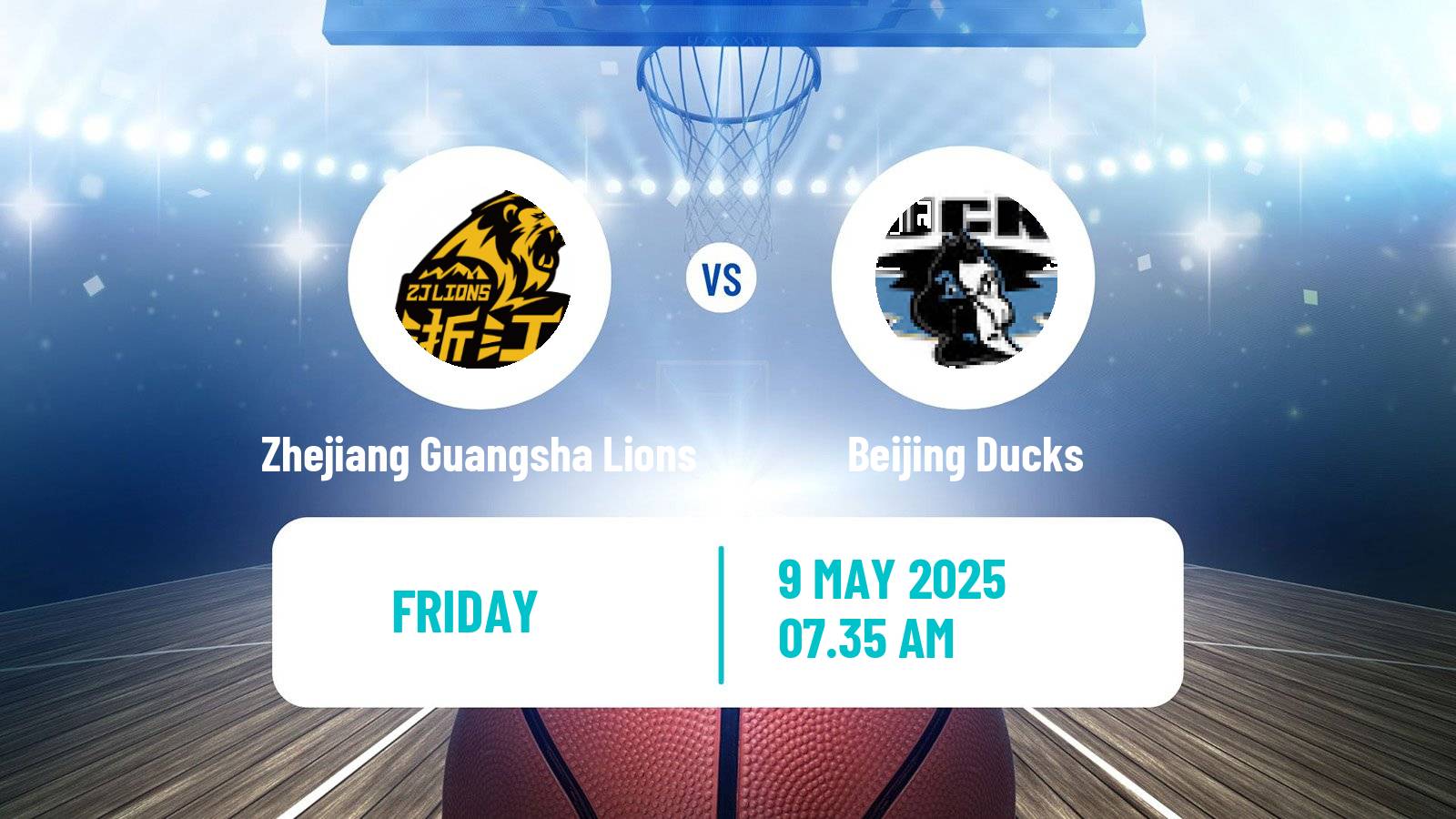 Basketball CBA Zhejiang Guangsha Lions - Beijing Ducks
