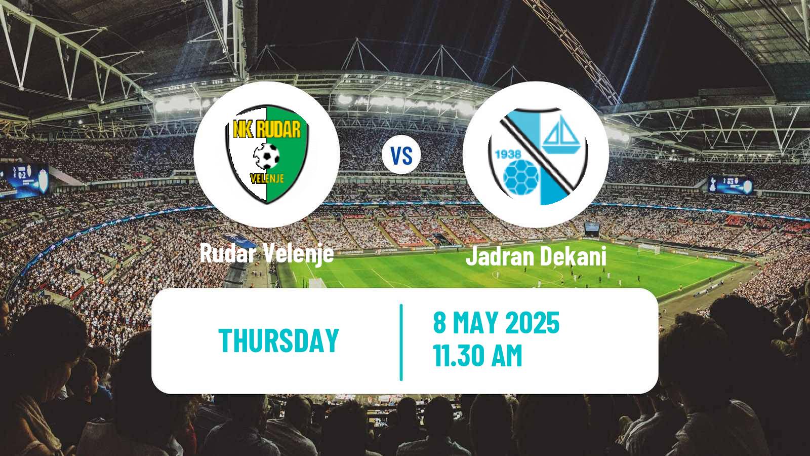 Soccer Slovenian 2 SNL Rudar Velenje - Jadran Dekani