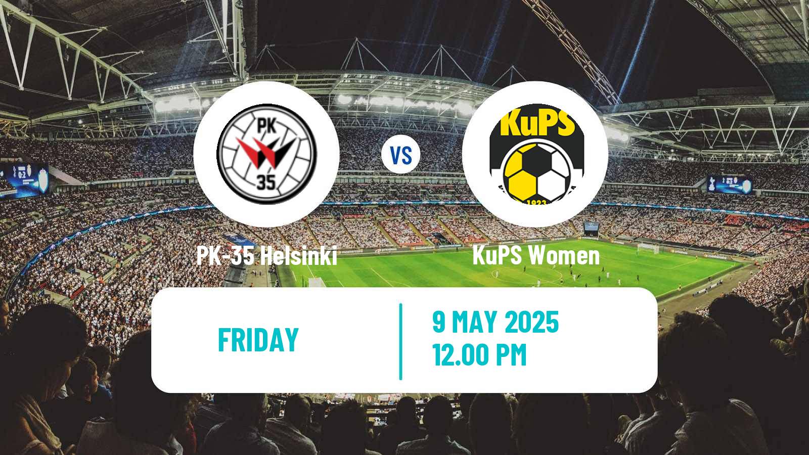 Soccer Finnish Kansallinen Liiga Women PK-35 Helsinki - KuPS