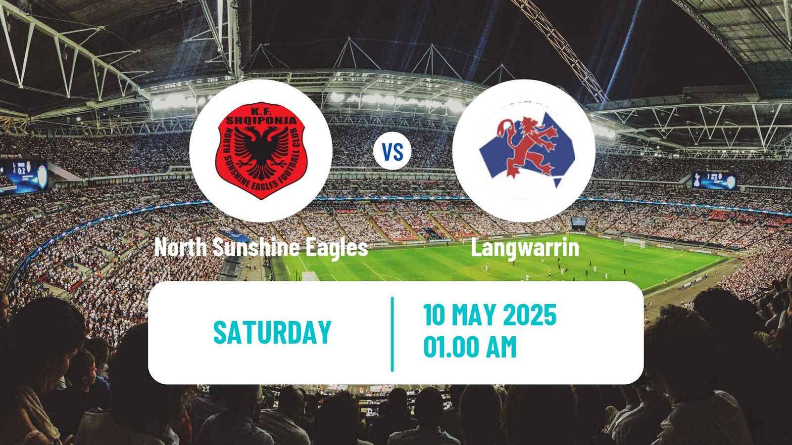 Soccer Australian Victoria Premier League North Sunshine Eagles - Langwarrin