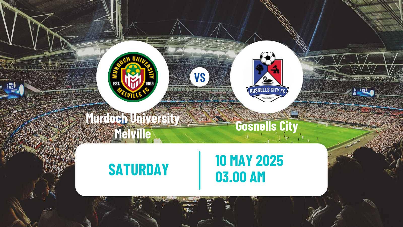 Soccer Australian WA State League Murdoch University Melville - Gosnells City