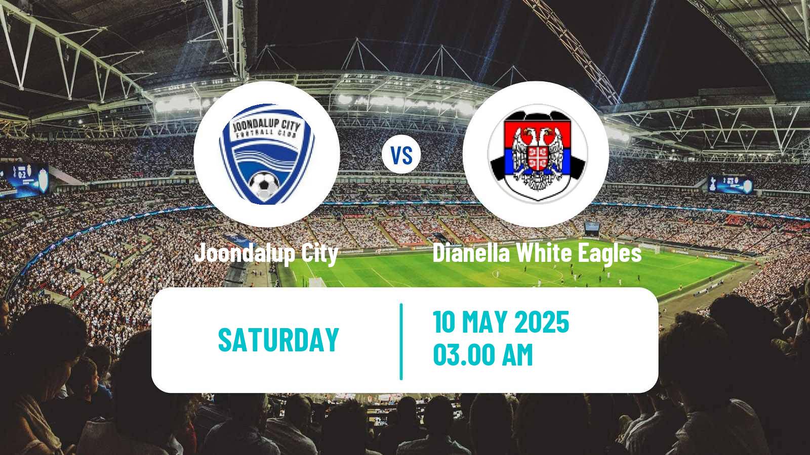 Soccer Australian WA State League Joondalup City - Dianella White Eagles
