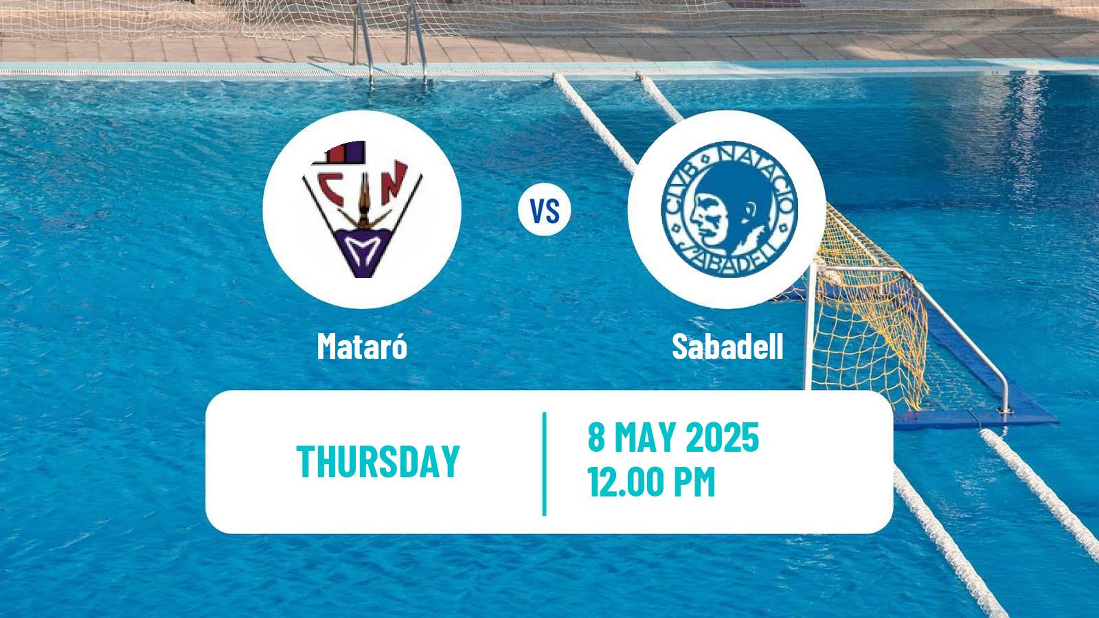 Water polo Spanish Liga Premaat Women Mataró - Sabadell