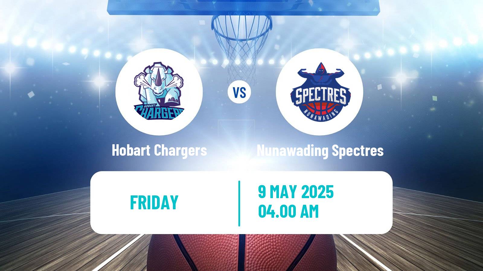 Basketball Australian NBL1 South Women Hobart Chargers - Nunawading Spectres