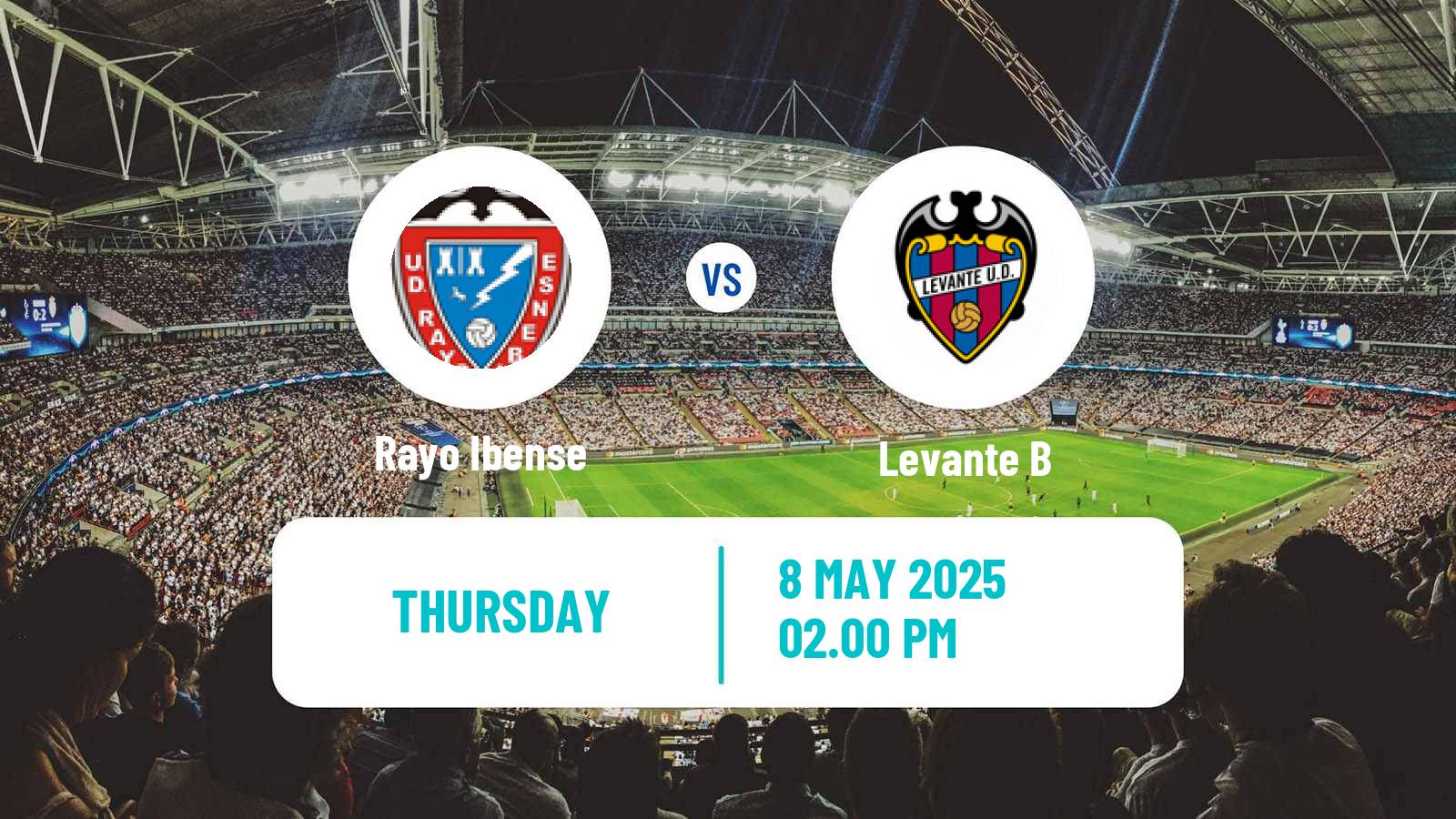 Soccer Spanish Tercera RFEF - Group 6 Rayo Ibense - Levante B