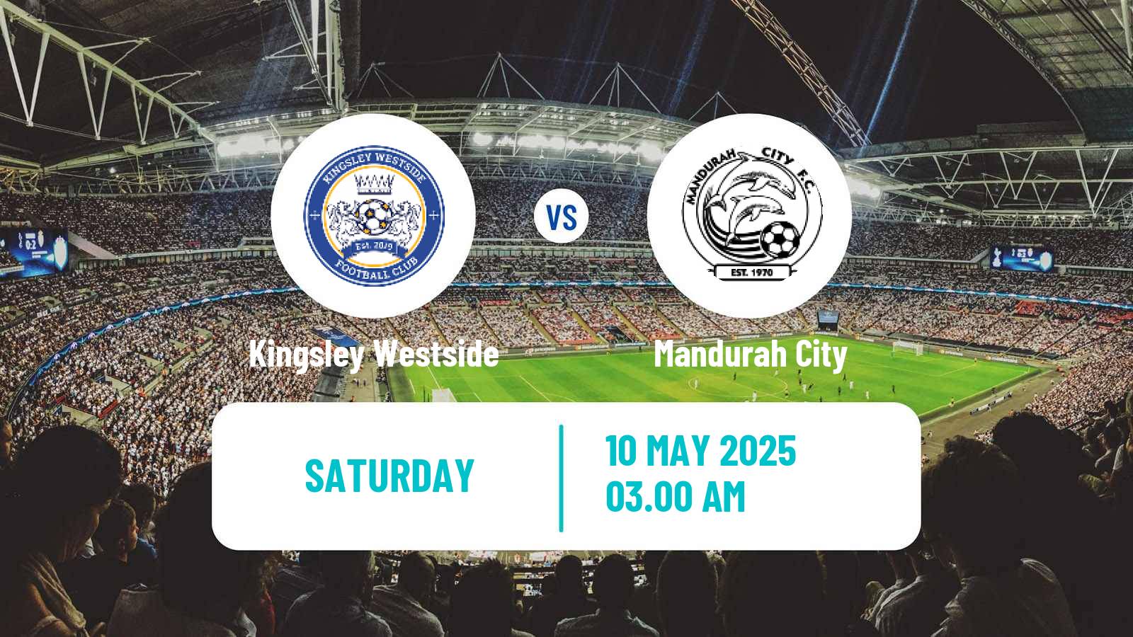 Soccer Australian WA State League Kingsley Westside - Mandurah City