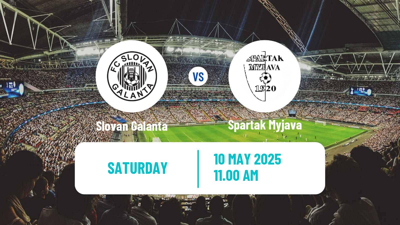 Soccer Slovak 3 Liga West Slovan Galanta - Spartak Myjava