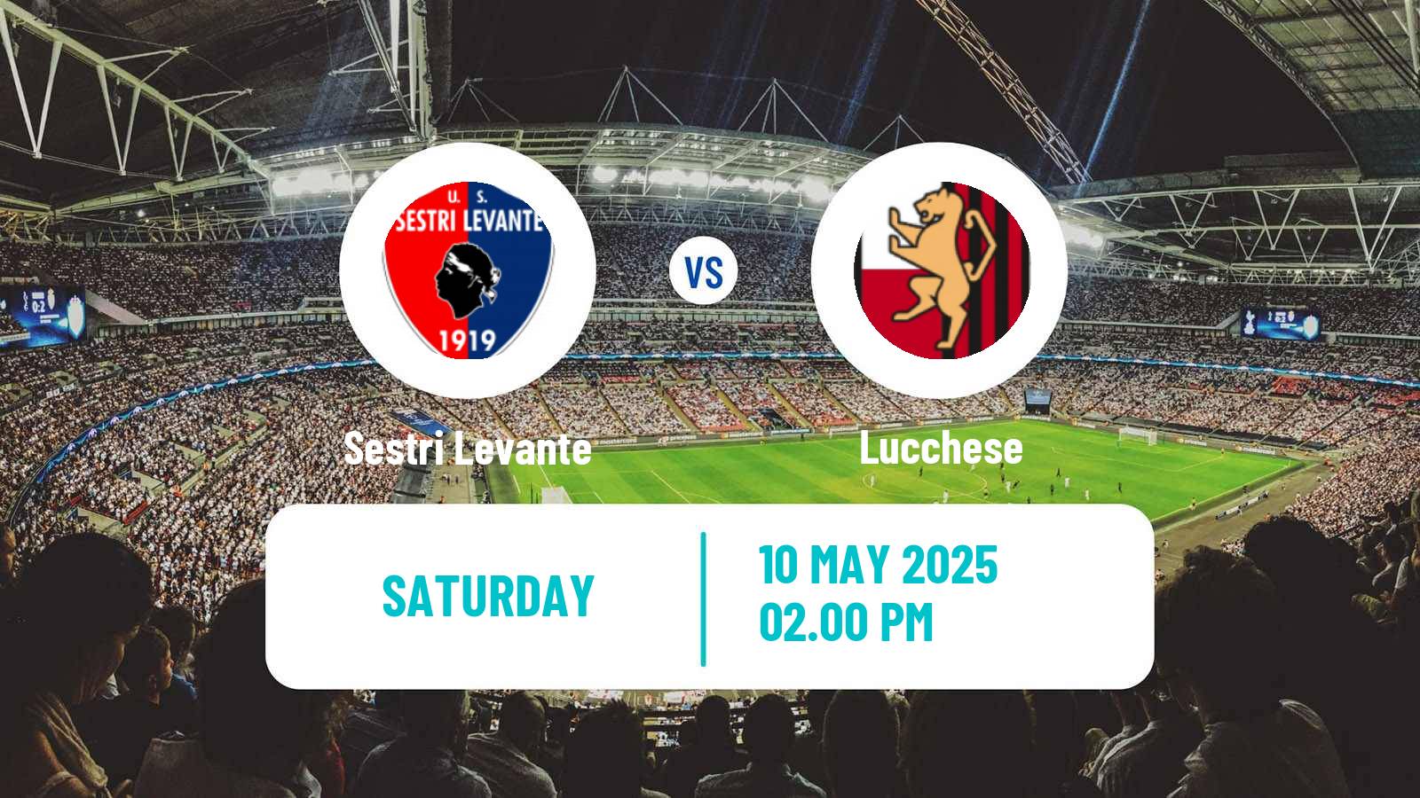 Soccer Italian Serie C Group A Sestri Levante - Lucchese