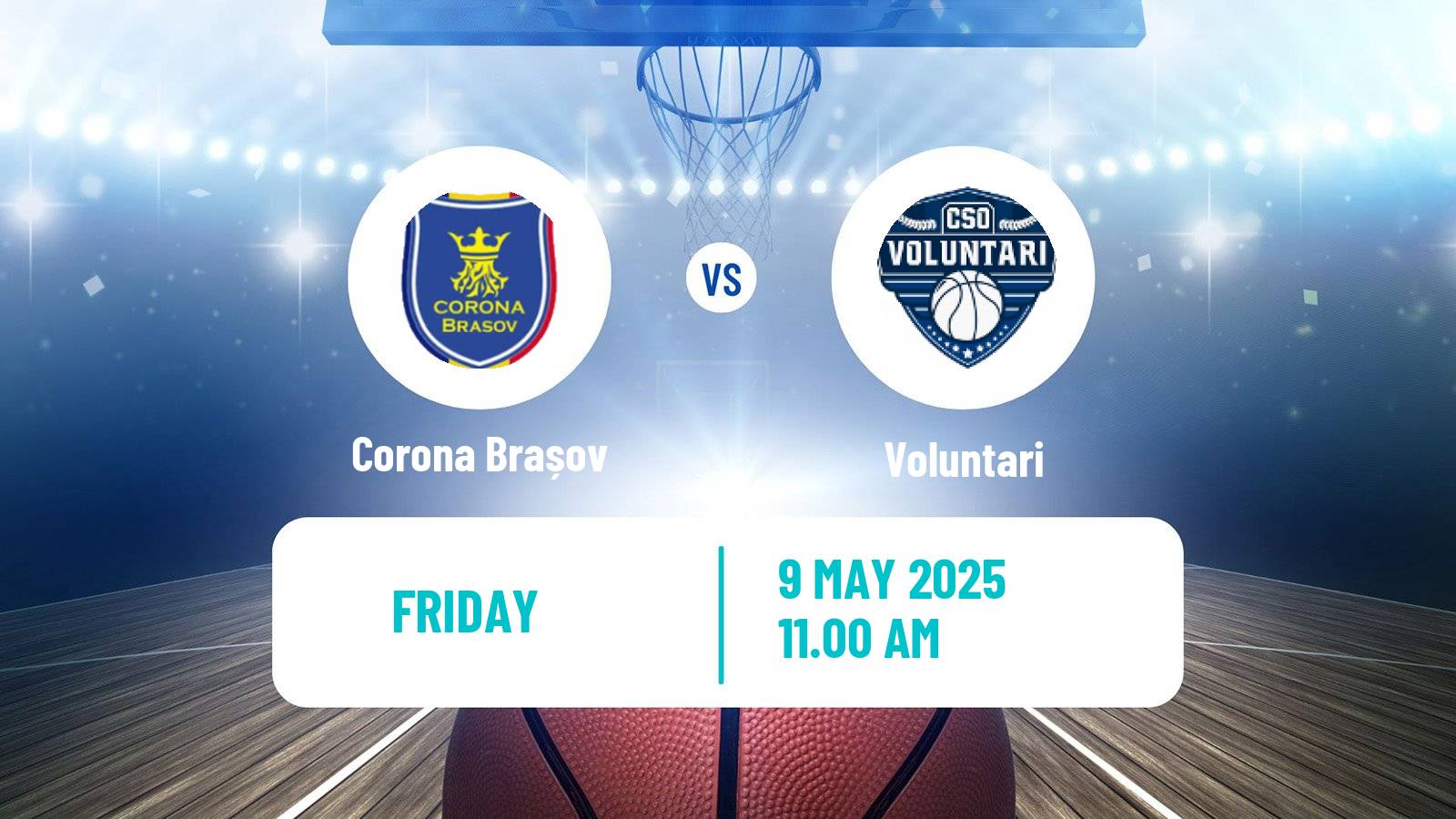 Basketball Romanian Divizia A Basketball Corona Brașov - Voluntari