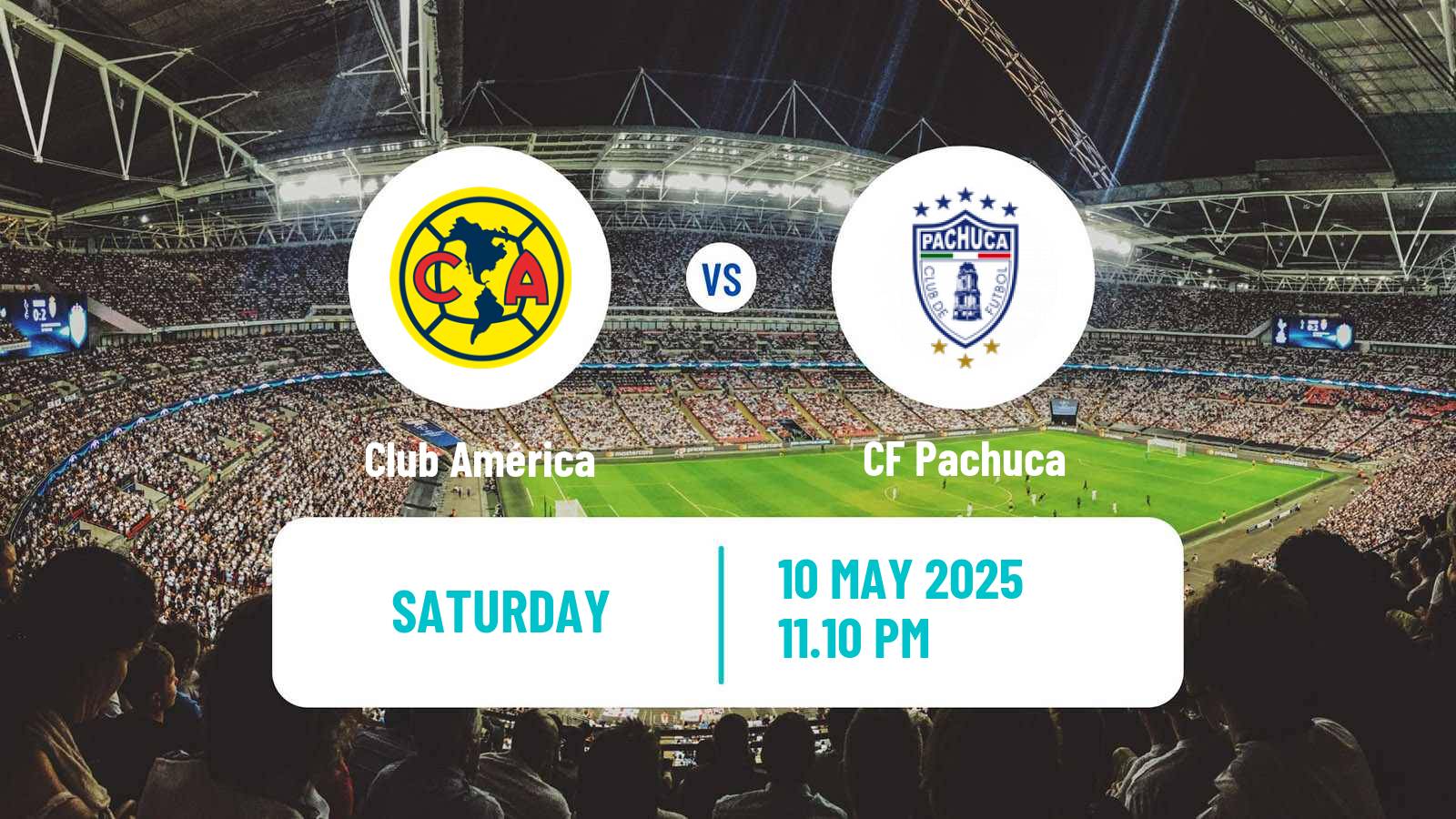 Soccer Mexican Liga MX Club América - Pachuca