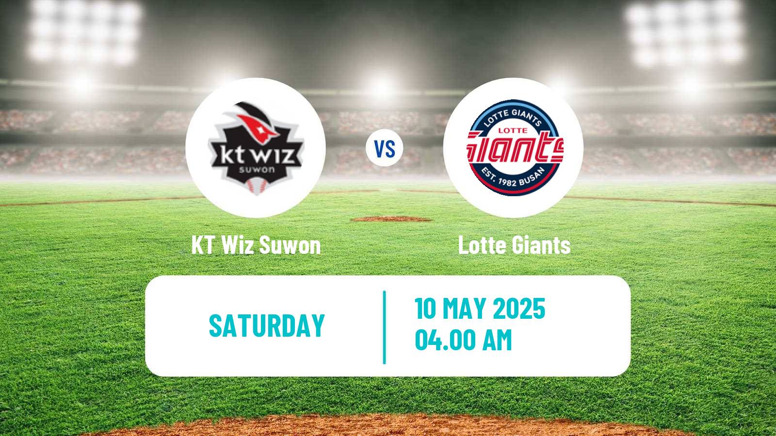 Baseball KBO KT Wiz Suwon - Lotte Giants