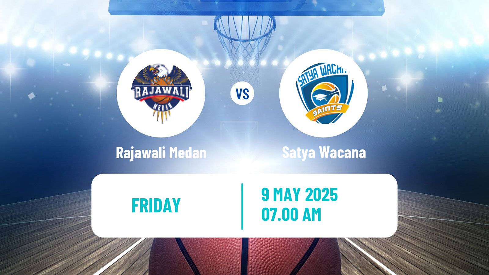 Basketball Indonesian IBL Rajawali Medan - Satya Wacana