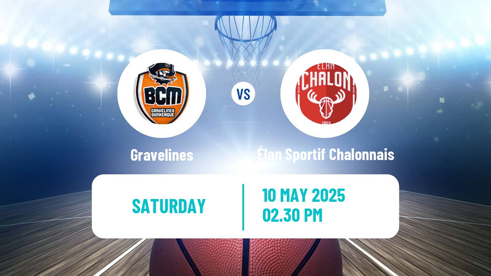 Basketball French LNB Gravelines - Élan Sportif Chalonnais