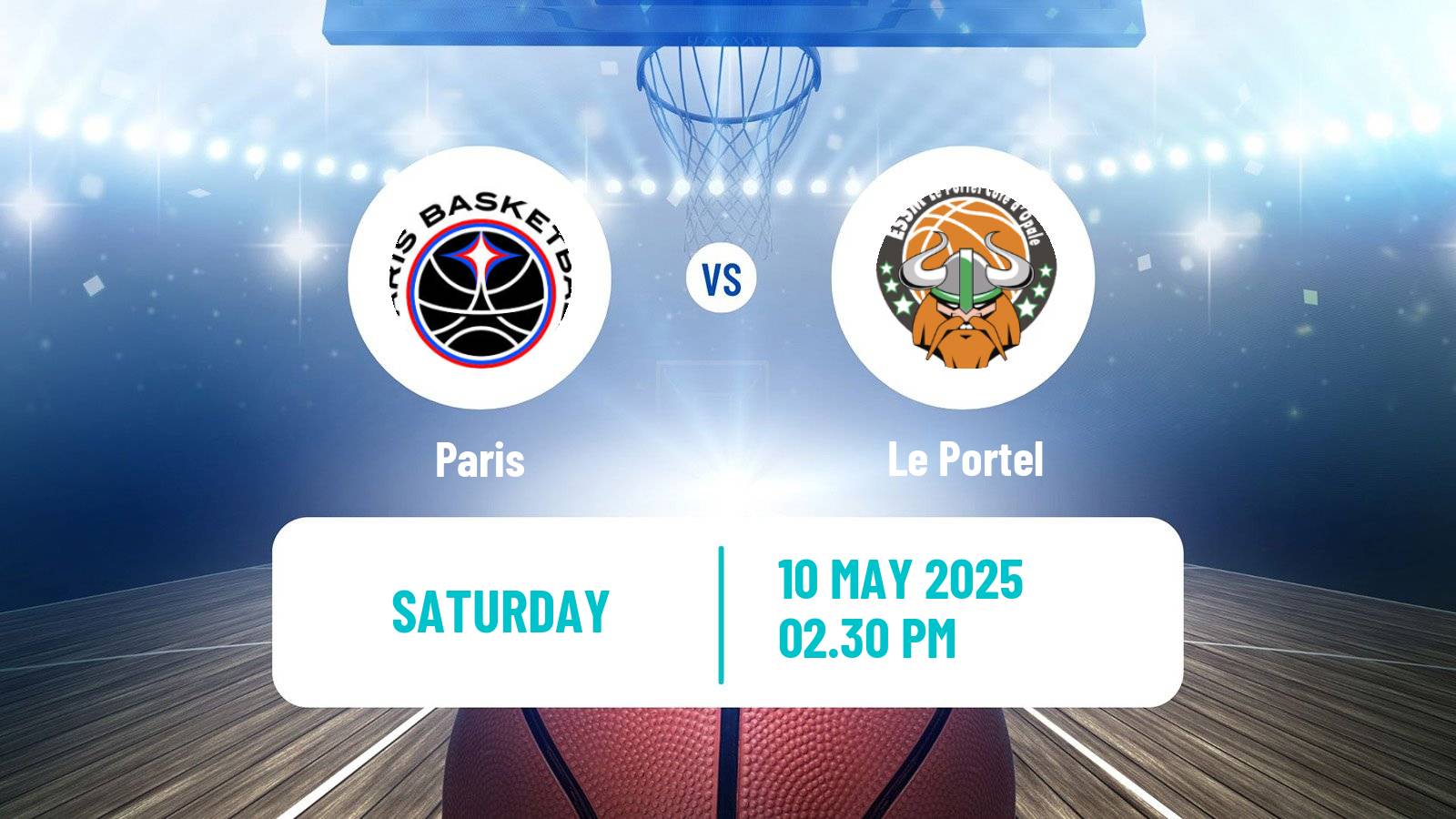 Basketball French LNB Paris - Le Portel