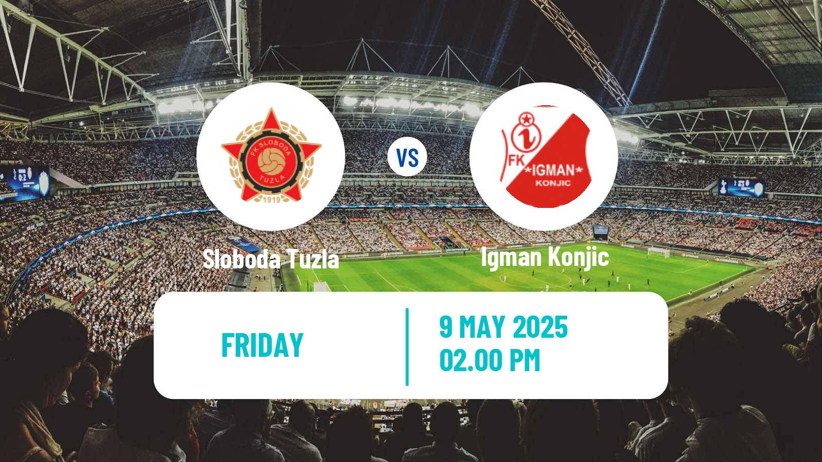 Soccer Bosnian Premier League Sloboda Tuzla - Igman Konjic