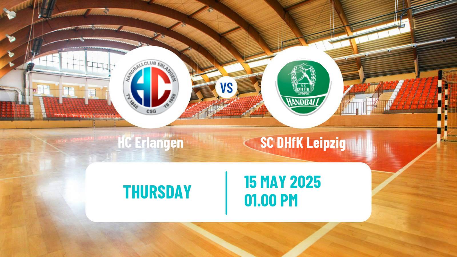 Handball German Bundesliga Handball Erlangen - SC DHfK Leipzig