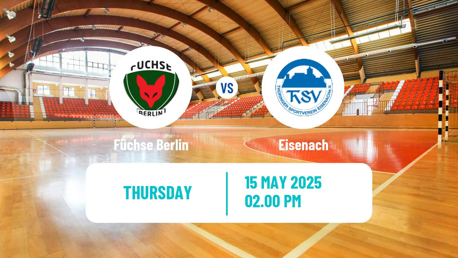 Handball German Bundesliga Handball Füchse Berlin - Eisenach