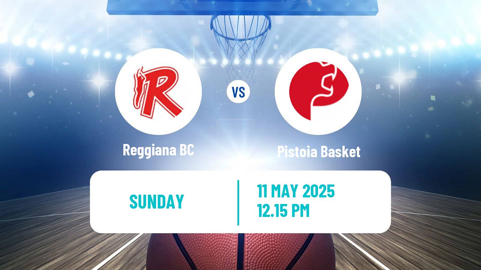 Basketball Italian Lega A Basketball Reggiana - Pistoia Basket