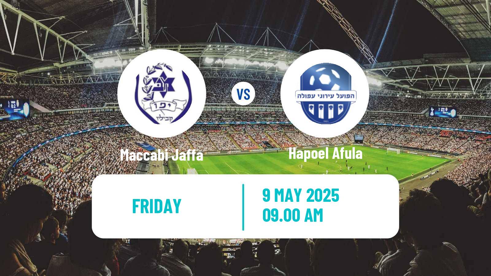 Soccer Israeli Liga Leumit Maccabi Jaffa - Hapoel Afula