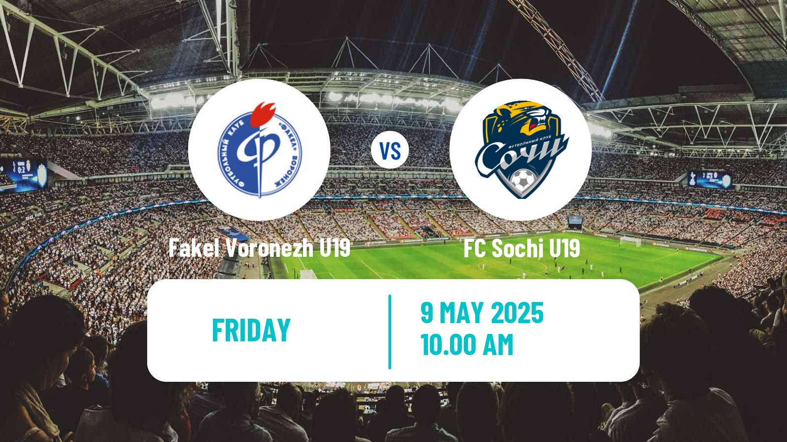 Soccer Russian Youth League Fakel Voronezh U19 - Sochi U19