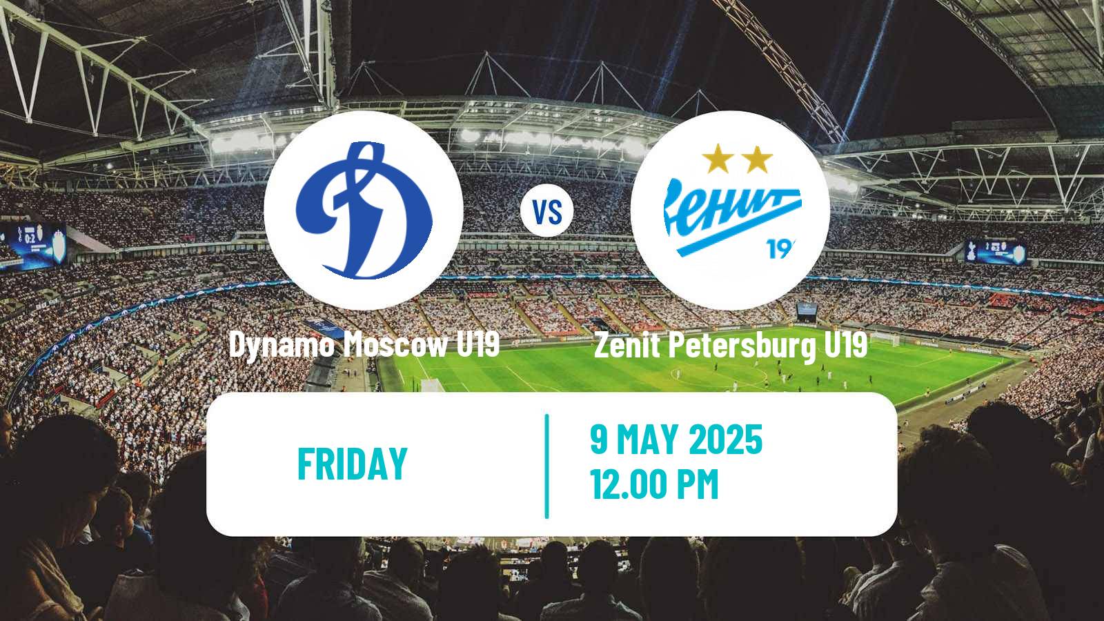 Soccer Russian Youth League Dynamo Moscow U19 - Zenit Petersburg U19