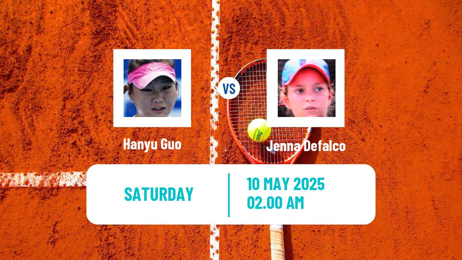 Tennis ITF W35 Goyang 2 Women Hanyu Guo - Jenna Defalco