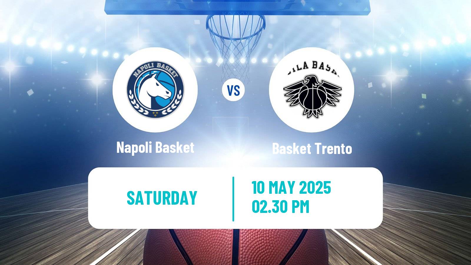 Basketball Italian Lega A Basketball Napoli Basket - Basket Trento